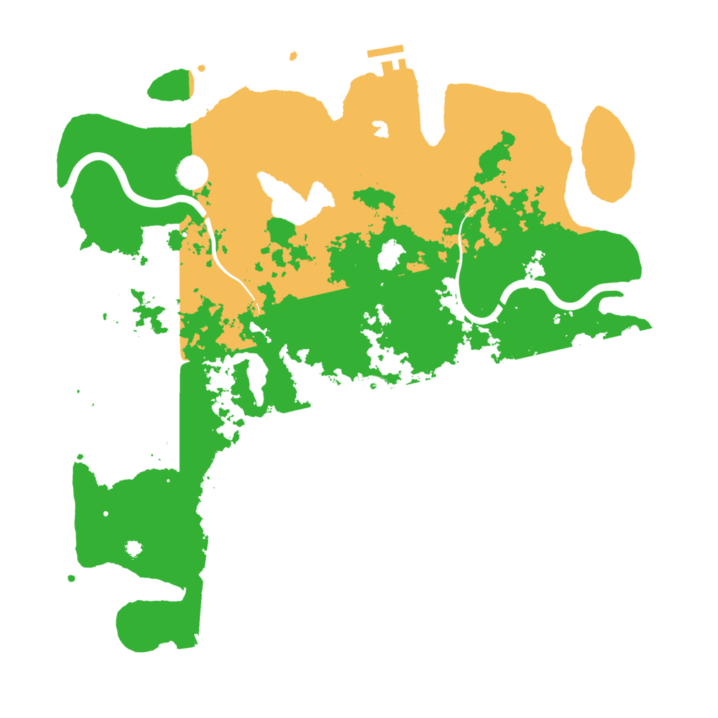 Biome Rust Map: Procedural Map, Size: 4000, Seed: 6537