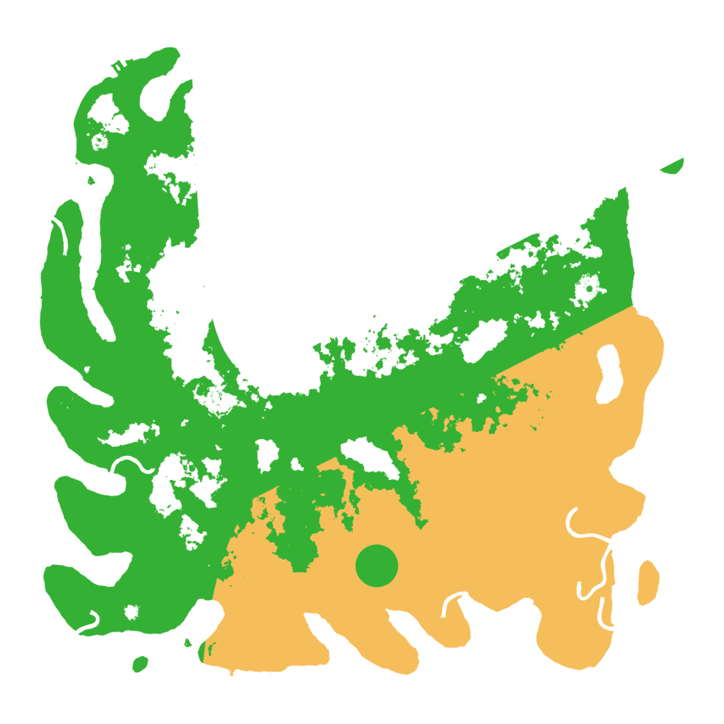 Biome Rust Map: Procedural Map, Size: 4500, Seed: 254