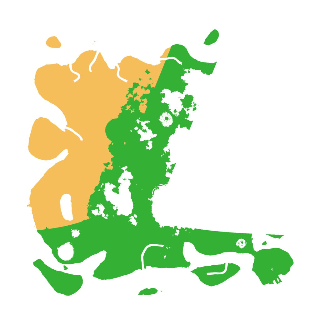 Biome Rust Map: Procedural Map, Size: 3500, Seed: 9035767