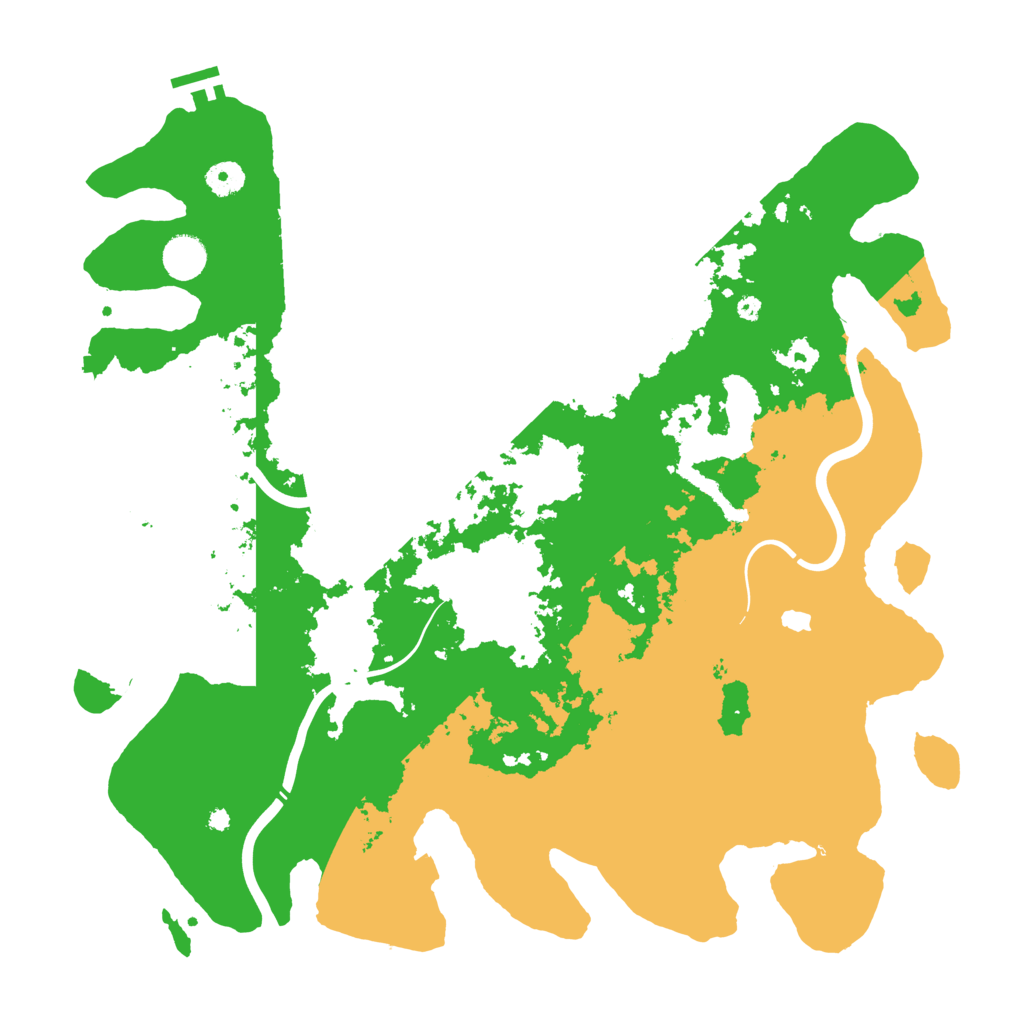Biome Rust Map: Procedural Map, Size: 4250, Seed: 245678