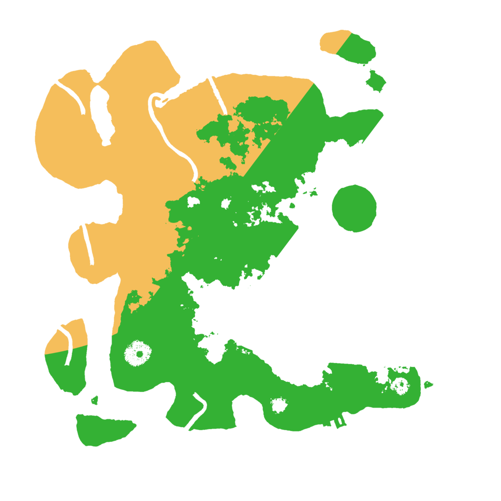 Biome Rust Map: Procedural Map, Size: 3000, Seed: 2395048