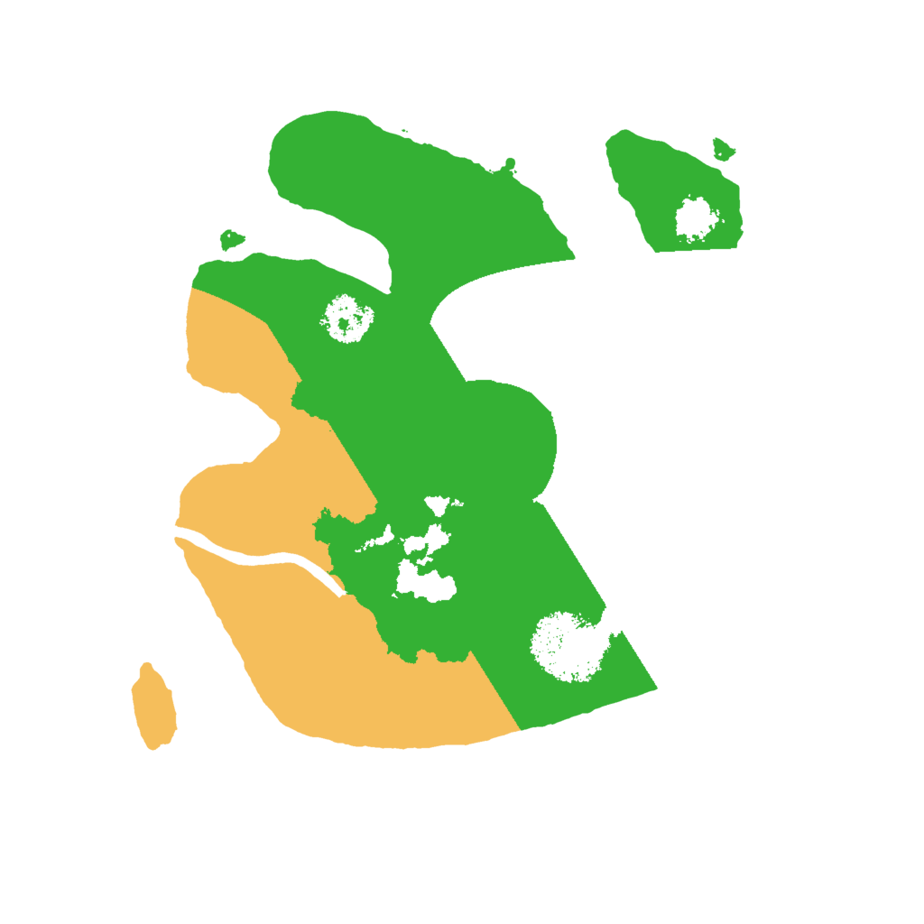 Biome Rust Map: Procedural Map, Size: 2000, Seed: 1189673