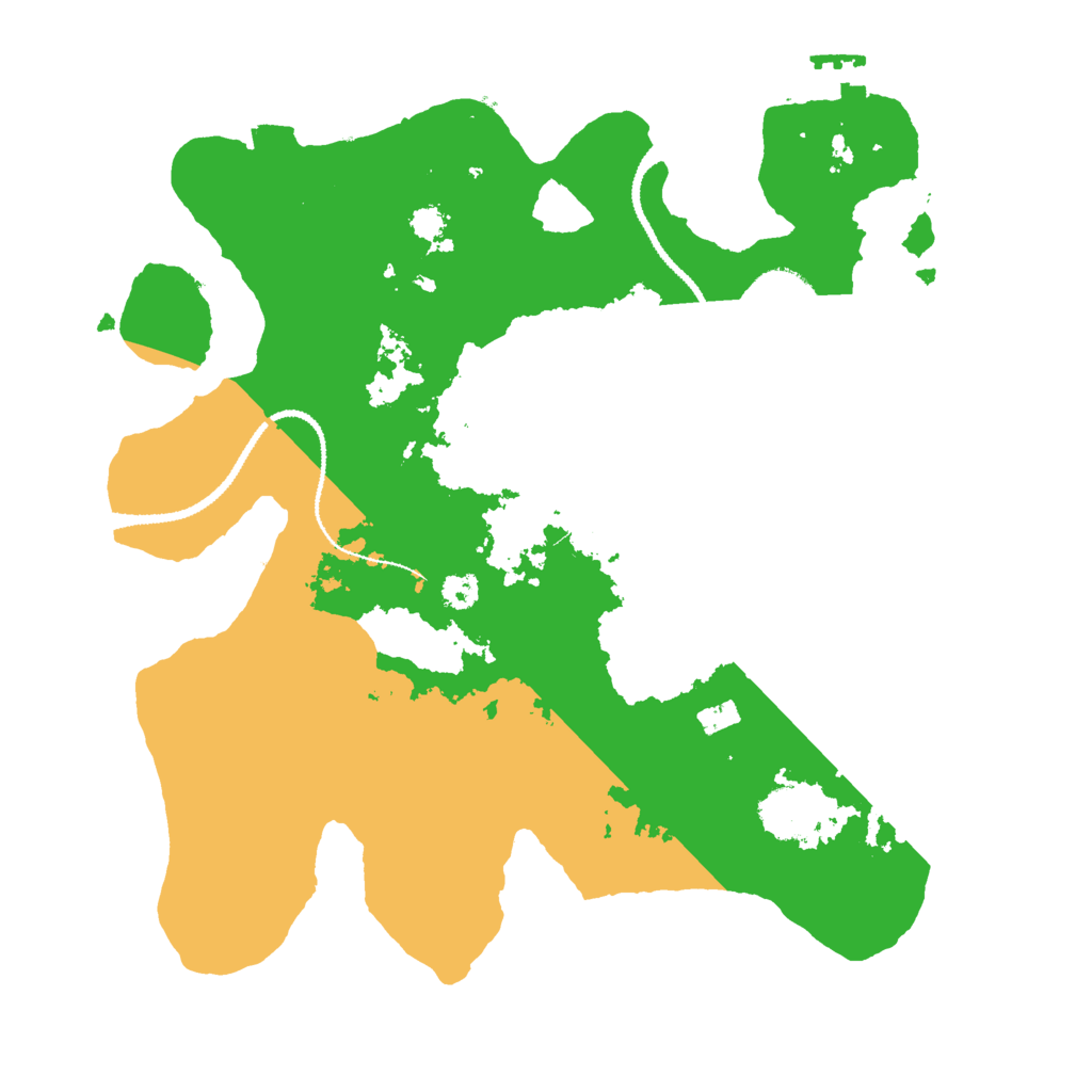 Biome Rust Map: Procedural Map, Size: 3000, Seed: 325103686