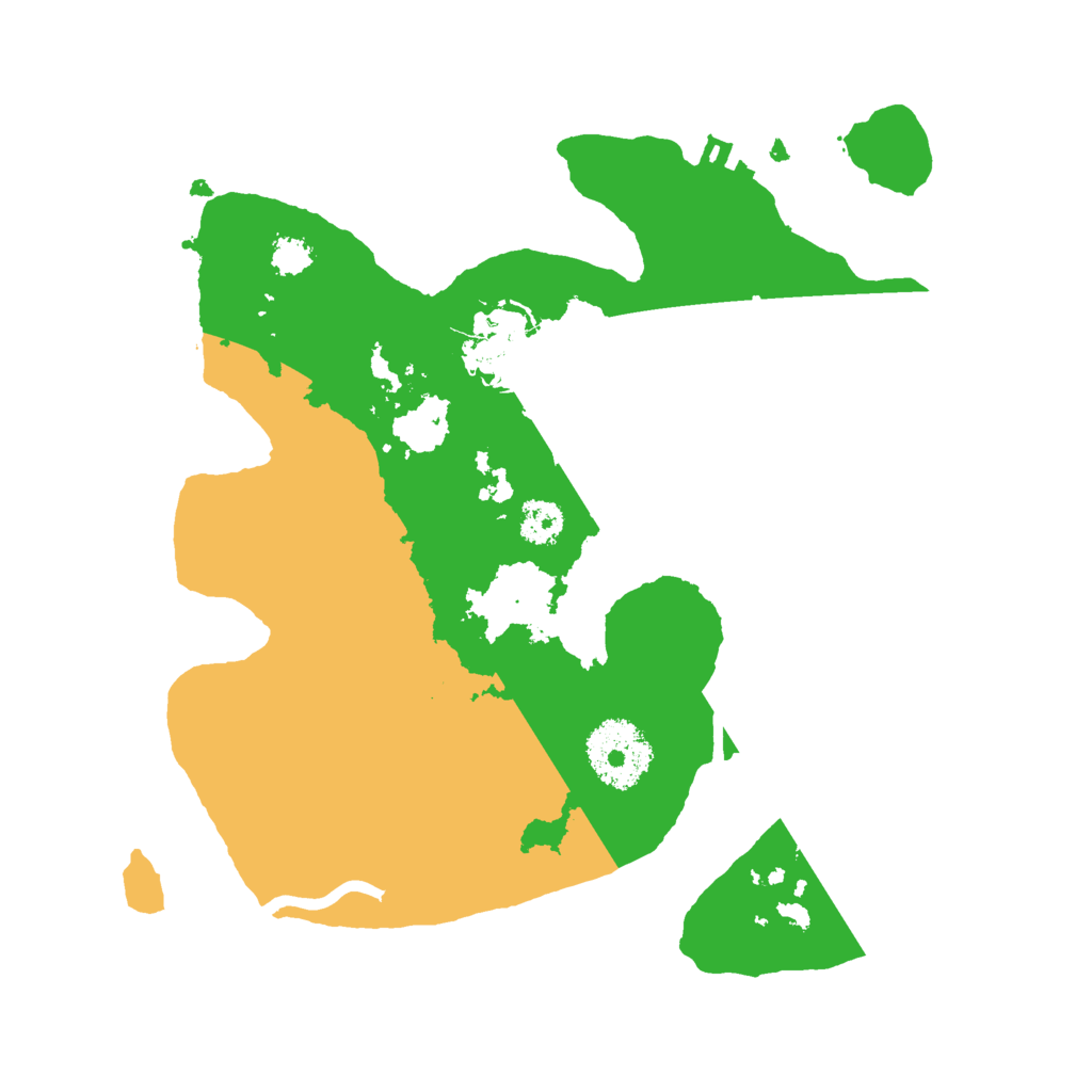 Biome Rust Map: Procedural Map, Size: 2536, Seed: 1189673