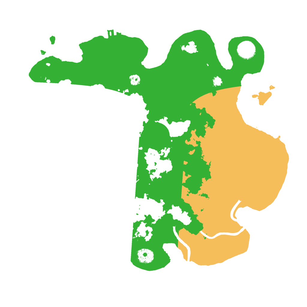 Biome Rust Map: Procedural Map, Size: 3000, Seed: 62879