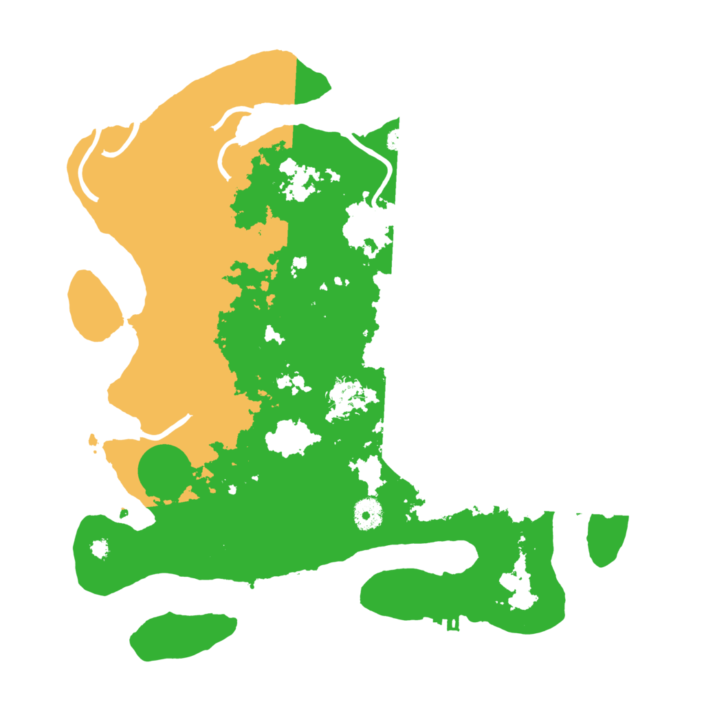 Biome Rust Map: Procedural Map, Size: 3500, Seed: 1122624853