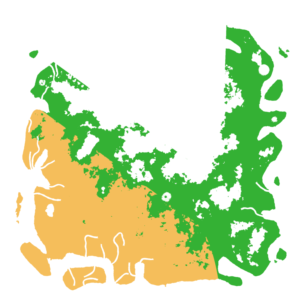 Biome Rust Map: Procedural Map, Size: 5000, Seed: 484595