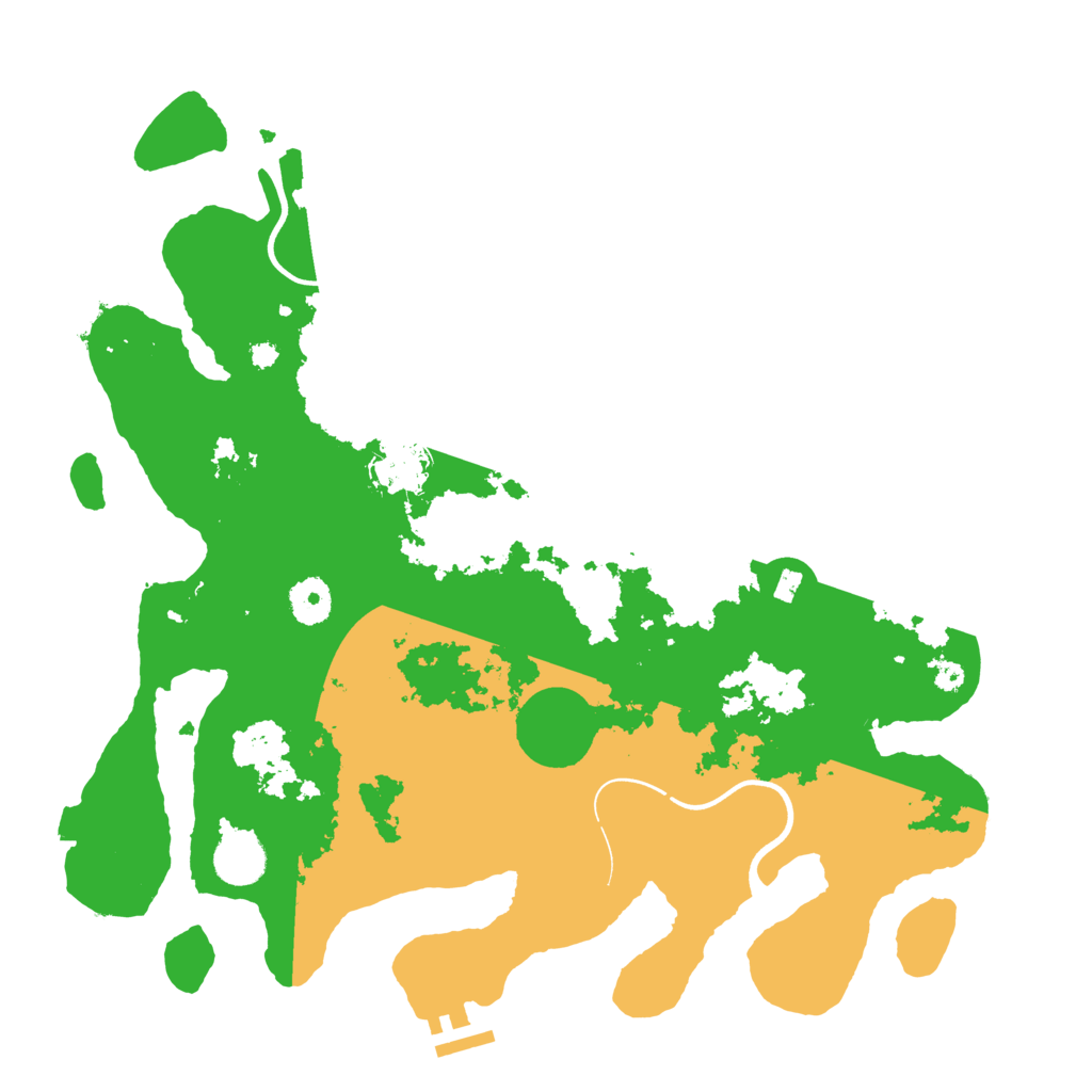 Biome Rust Map: Procedural Map, Size: 3700, Seed: 1661114312