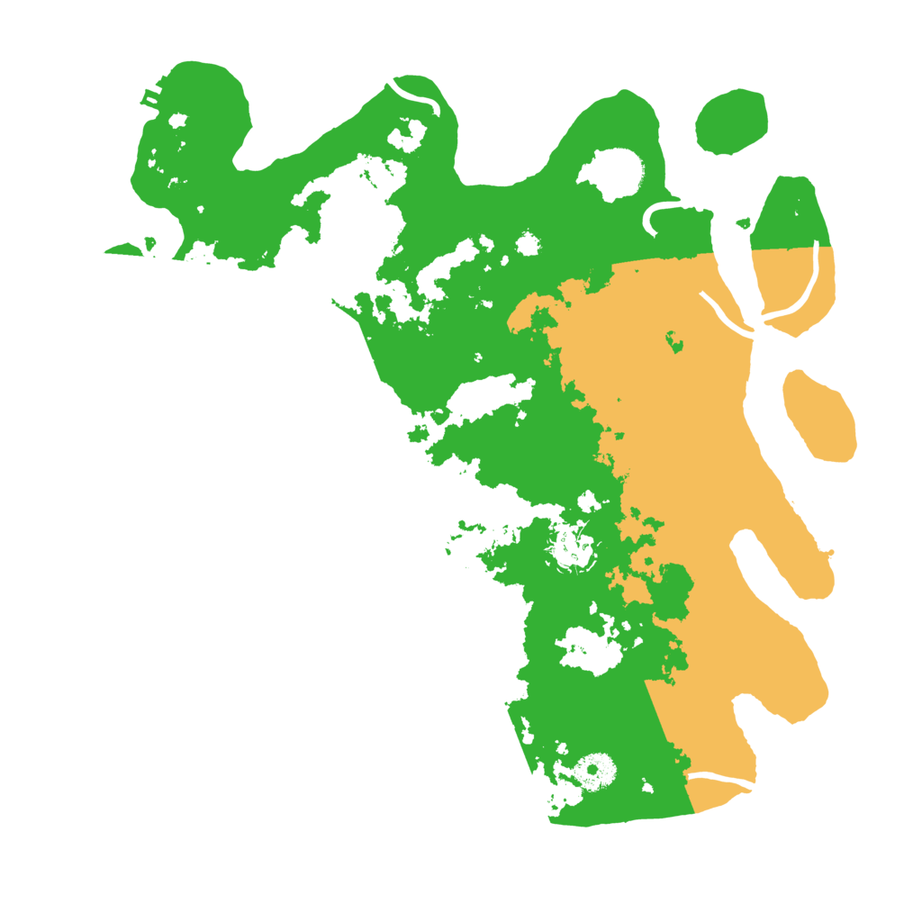 Biome Rust Map: Procedural Map, Size: 3500, Seed: 1954705965