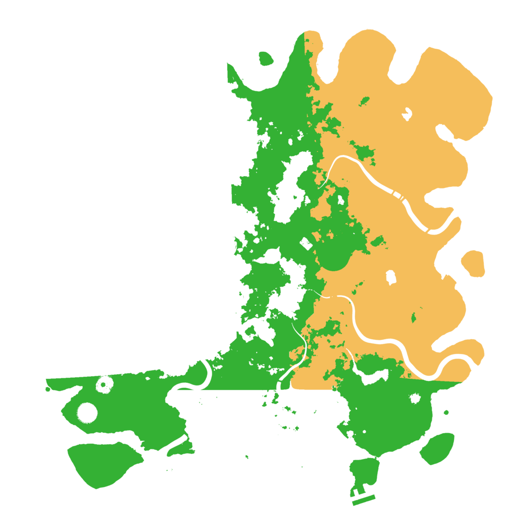 Biome Rust Map: Procedural Map, Size: 4500, Seed: 1497812574