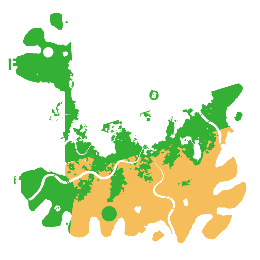 Biome Rust Map: Procedural Map, Size: 4500, Seed: 85674653