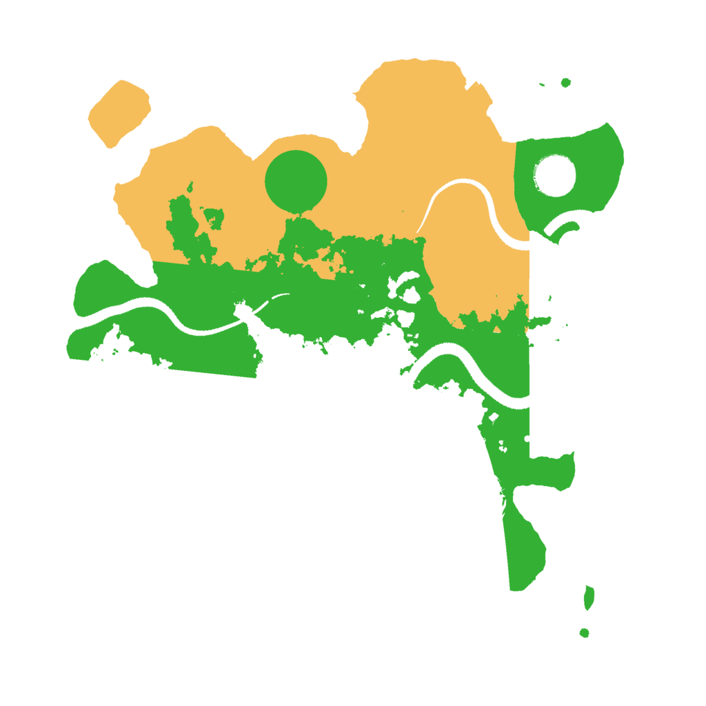 Biome Rust Map: Procedural Map, Size: 3000, Seed: 92114