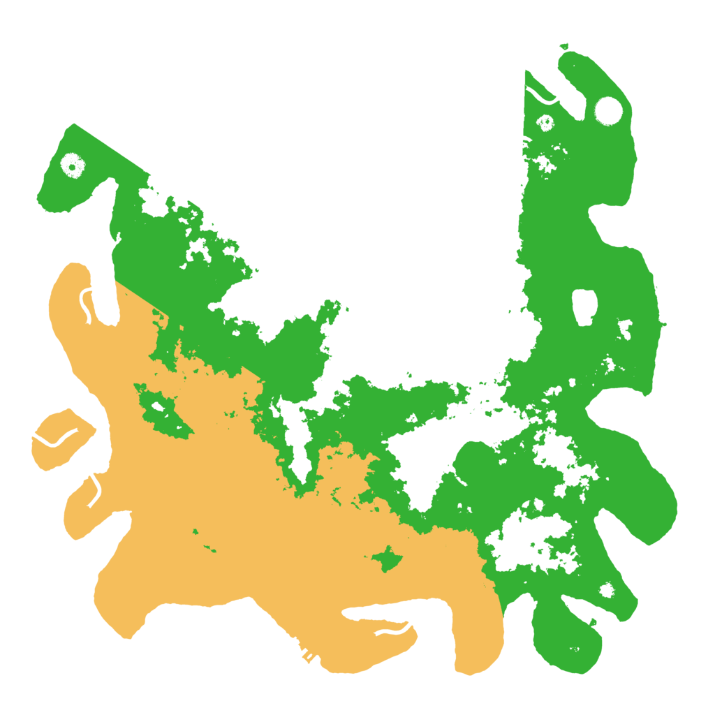 Biome Rust Map: Procedural Map, Size: 4500, Seed: 6961252