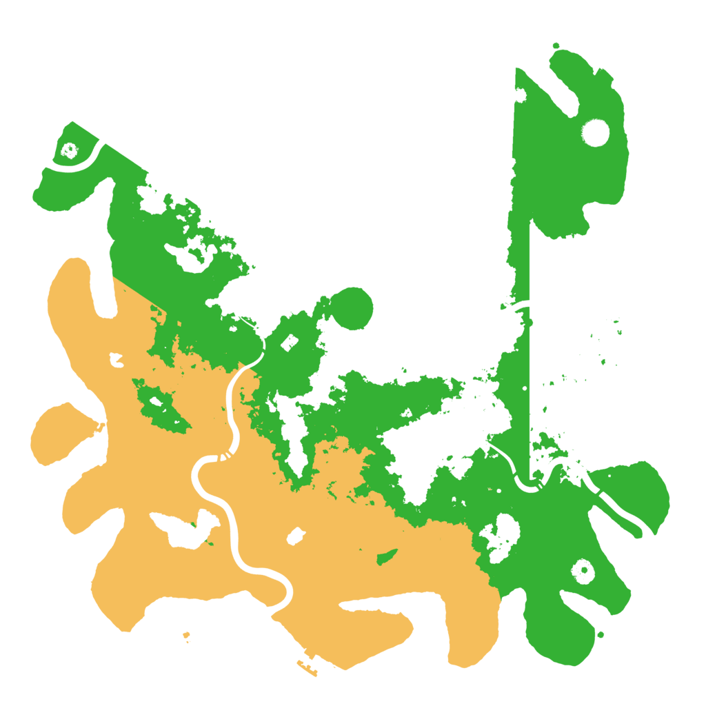 Biome Rust Map: Procedural Map, Size: 4500, Seed: 6961252