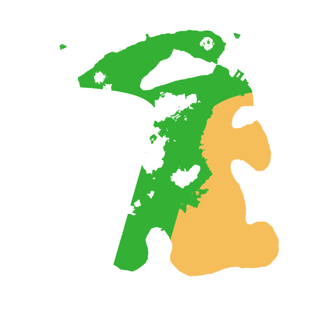 Biome Rust Map: Procedural Map, Size: 2536, Seed: 363618