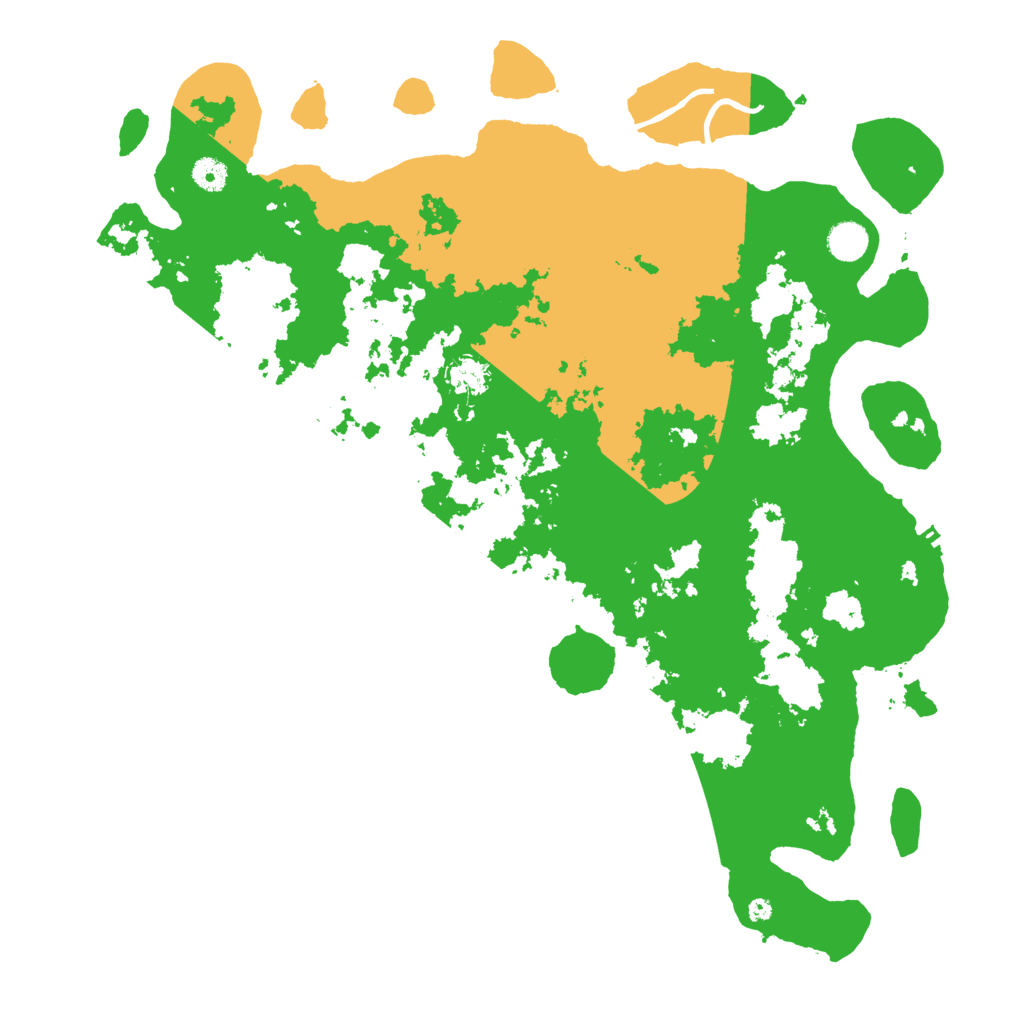 Biome Rust Map: Procedural Map, Size: 4500, Seed: 598490546