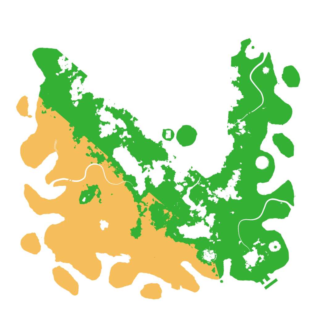 Biome Rust Map: Procedural Map, Size: 4250, Seed: 17694