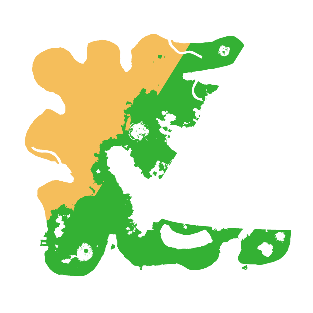 Biome Rust Map: Procedural Map, Size: 3000, Seed: 664974503