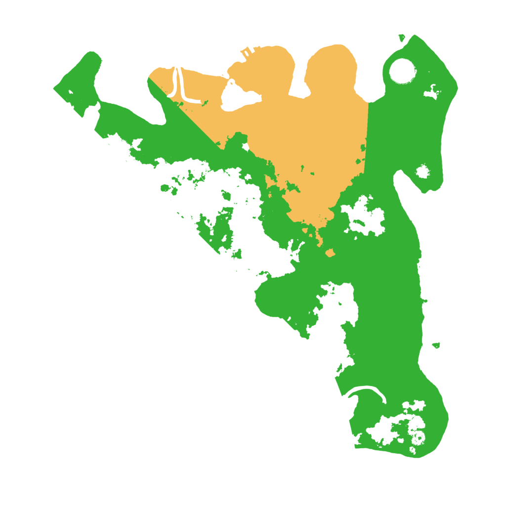 Biome Rust Map: Procedural Map, Size: 3500, Seed: 2089512846