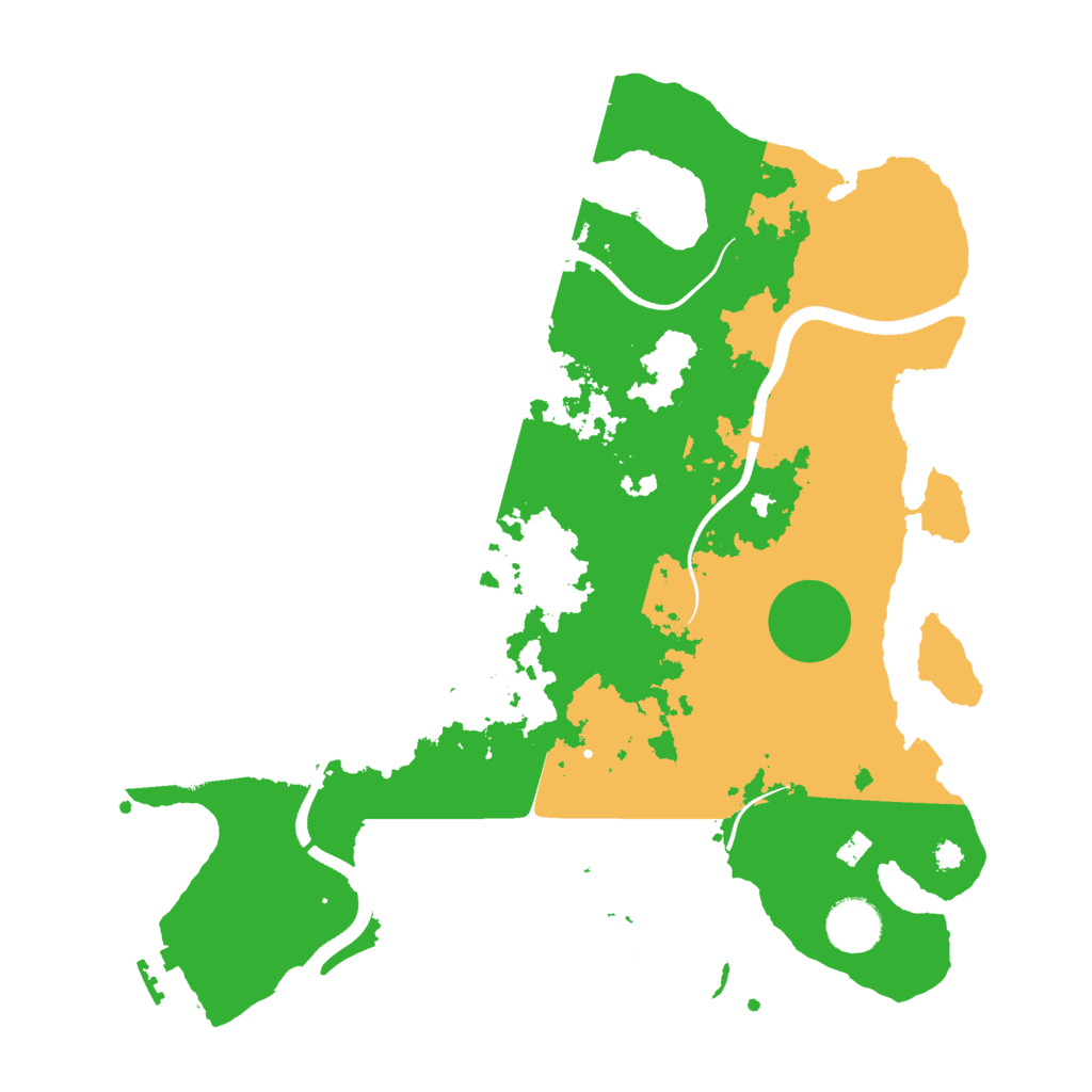 Biome Rust Map: Procedural Map, Size: 3500, Seed: 577468399