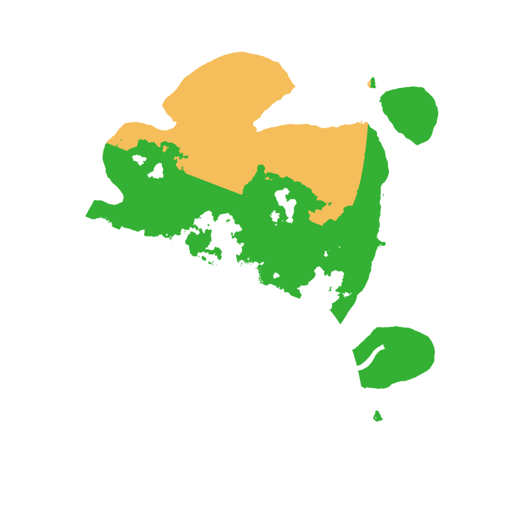 Biome Rust Map: Procedural Map, Size: 2500, Seed: 346185