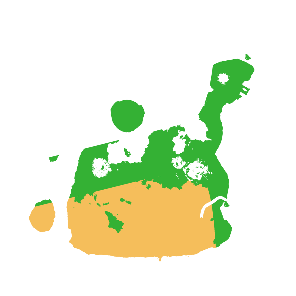 Biome Rust Map: Procedural Map, Size: 2500, Seed: 926