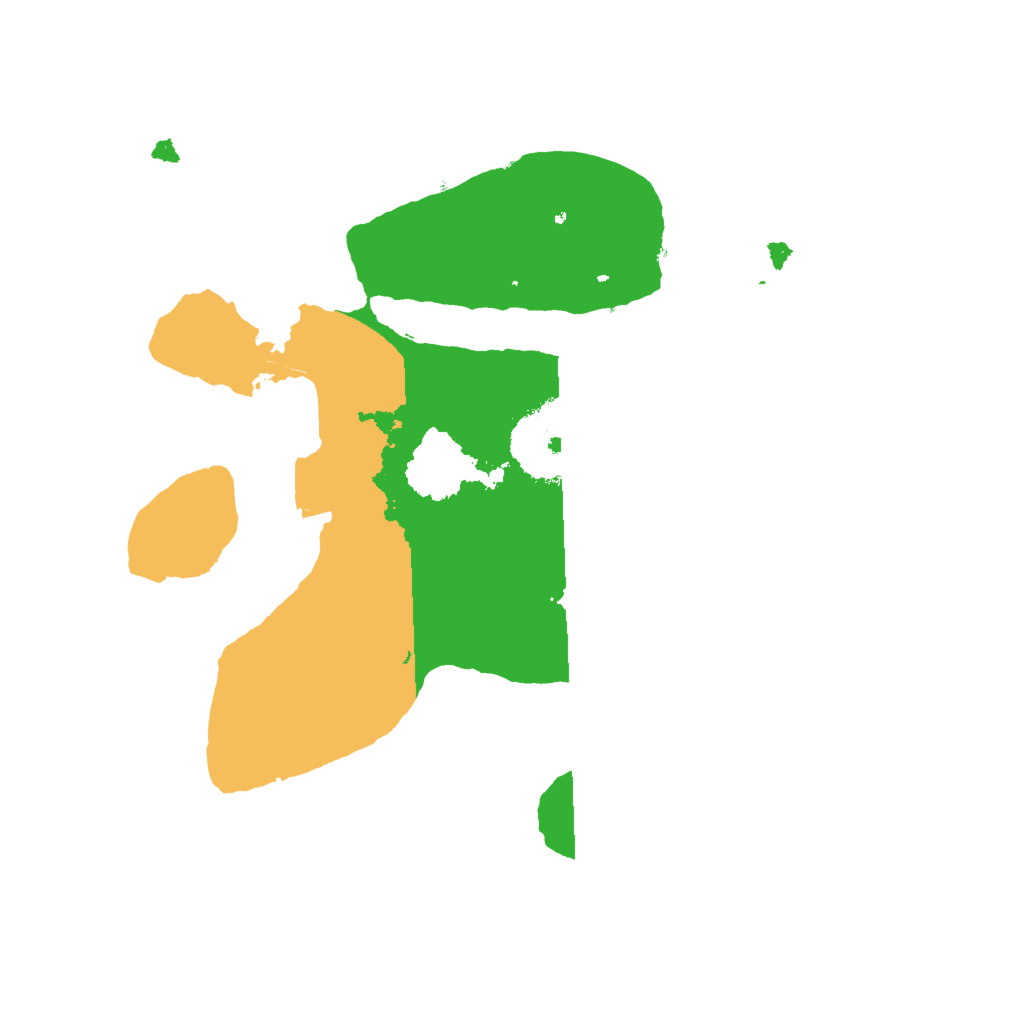 Biome Rust Map: Procedural Map, Size: 2000, Seed: 1090516824