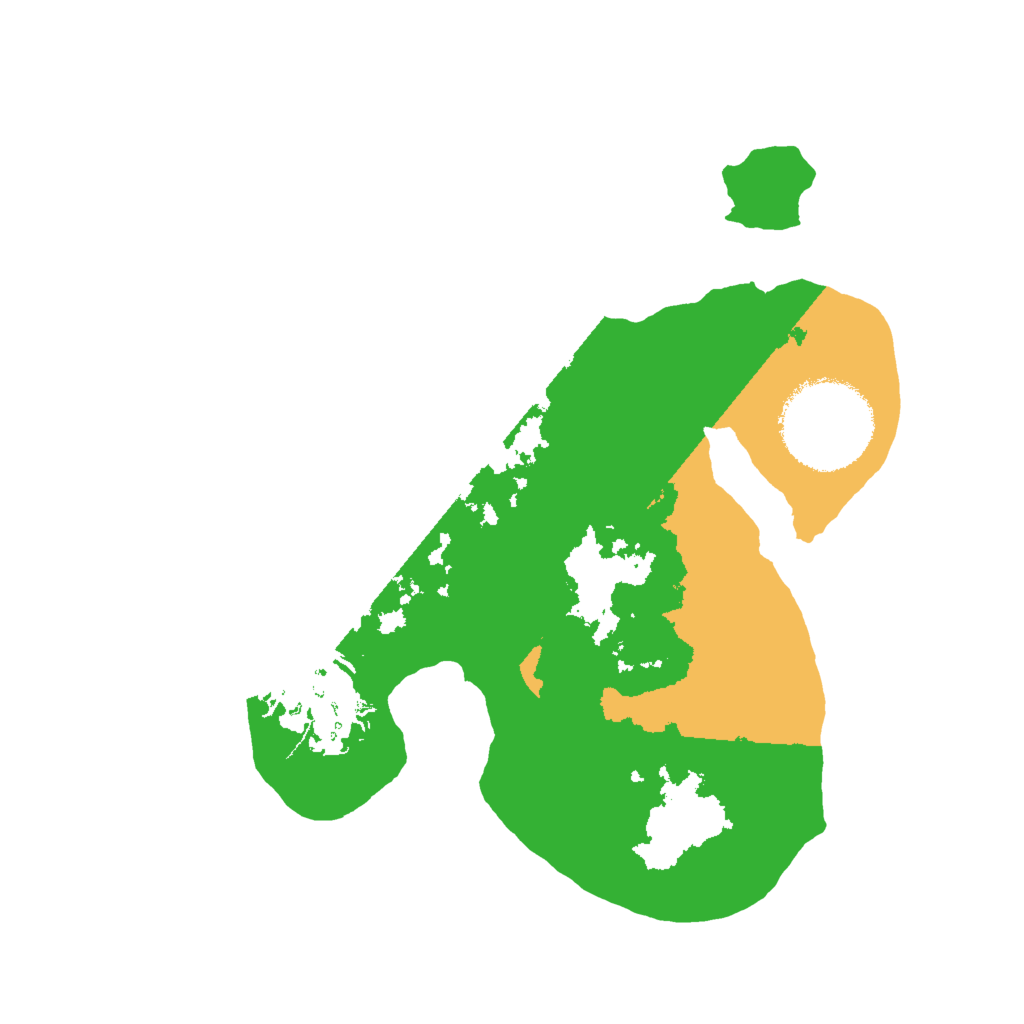 Biome Rust Map: Barren, Size: 2000, Seed: 122453890