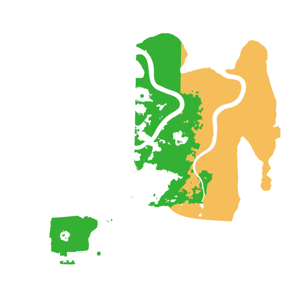 Biome Rust Map: Procedural Map, Size: 3000, Seed: 20198
