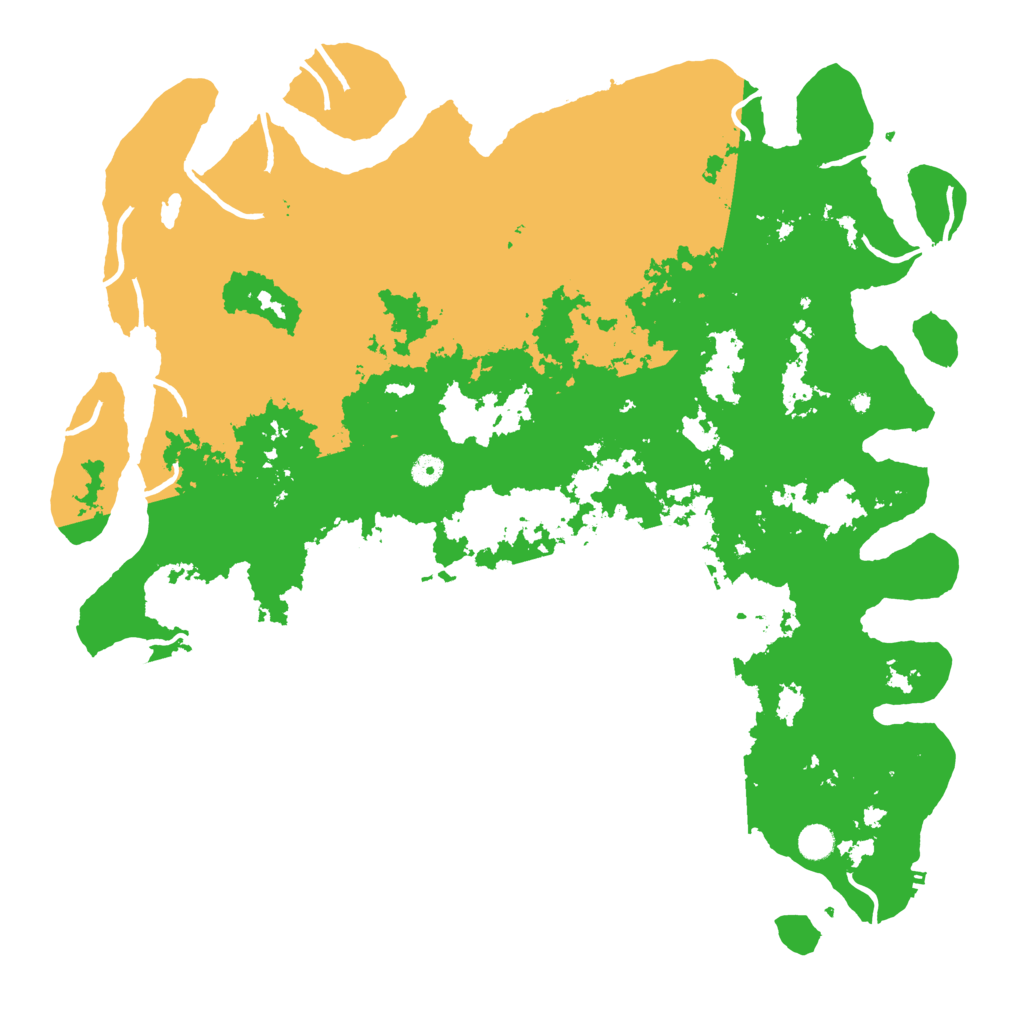 Biome Rust Map: Procedural Map, Size: 5000, Seed: 459735893
