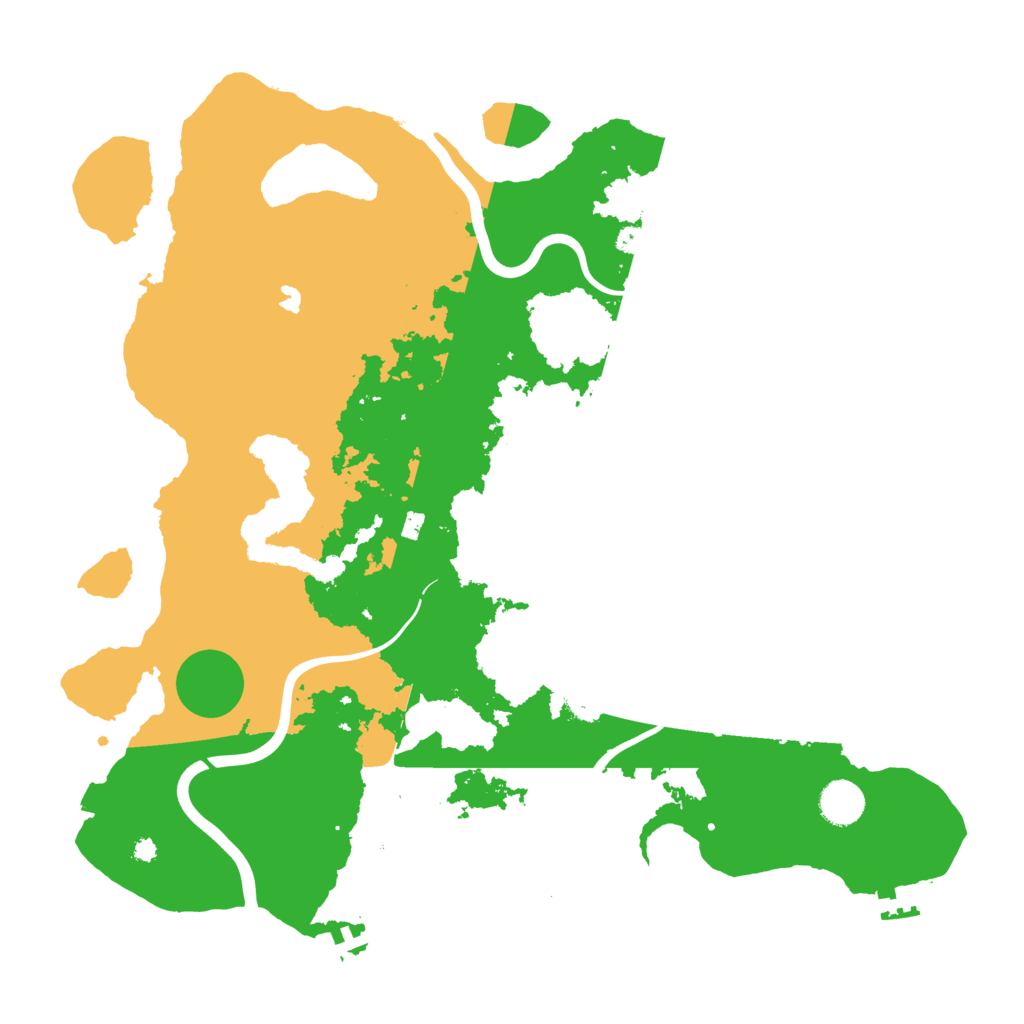 Biome Rust Map: Procedural Map, Size: 4000, Seed: 18410
