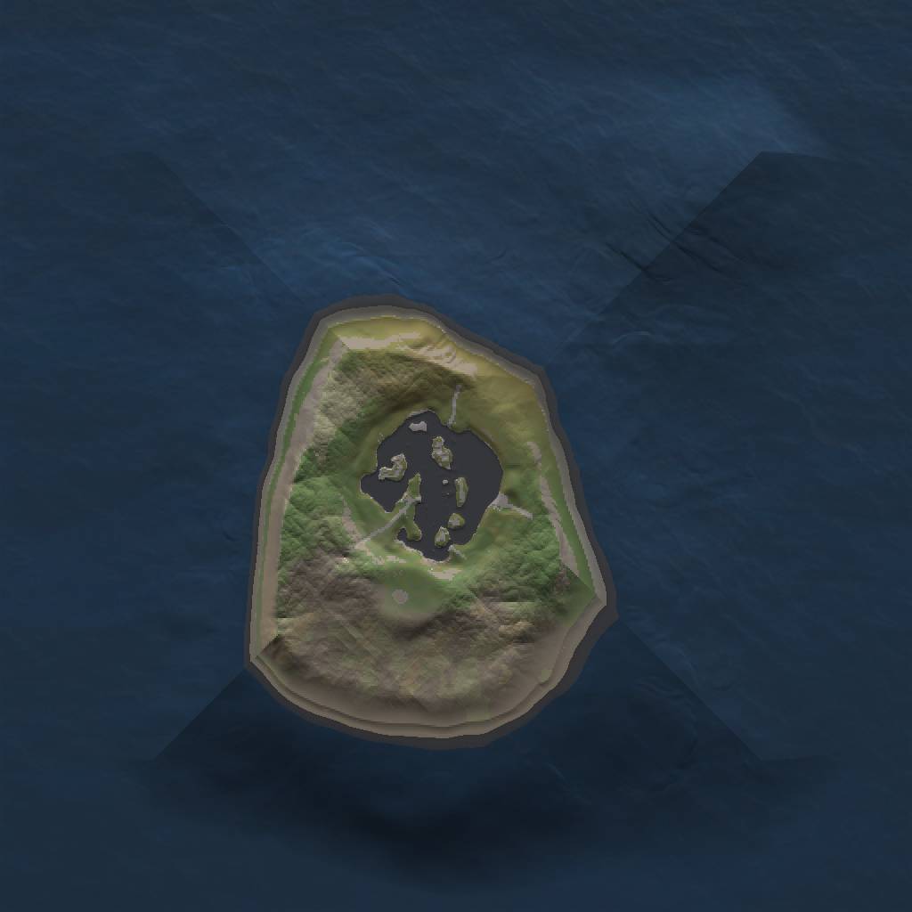 Rust Map: Barren, Size: 1000, Seed: 1369999, 3 Monuments