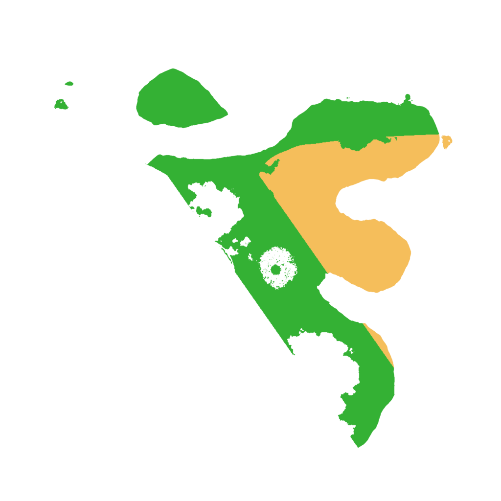 Biome Rust Map: Procedural Map, Size: 2000, Seed: 1617468392