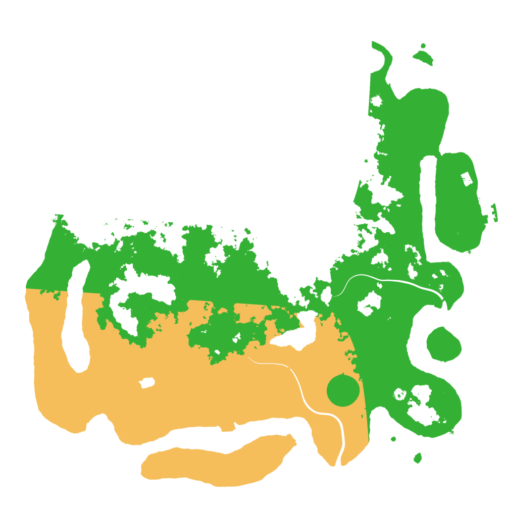 Biome Rust Map: Procedural Map, Size: 4200, Seed: 1428216267