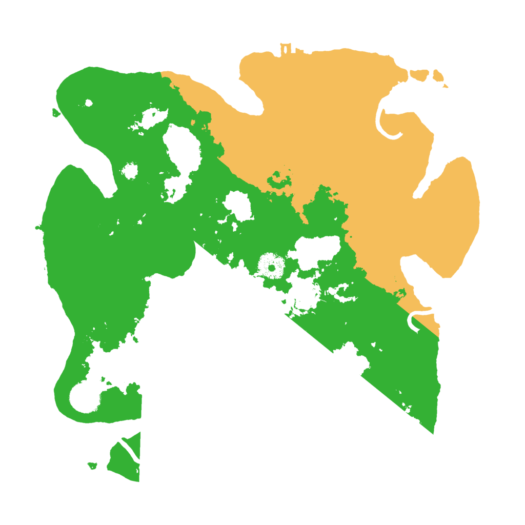 Biome Rust Map: Procedural Map, Size: 3000, Seed: 996226607