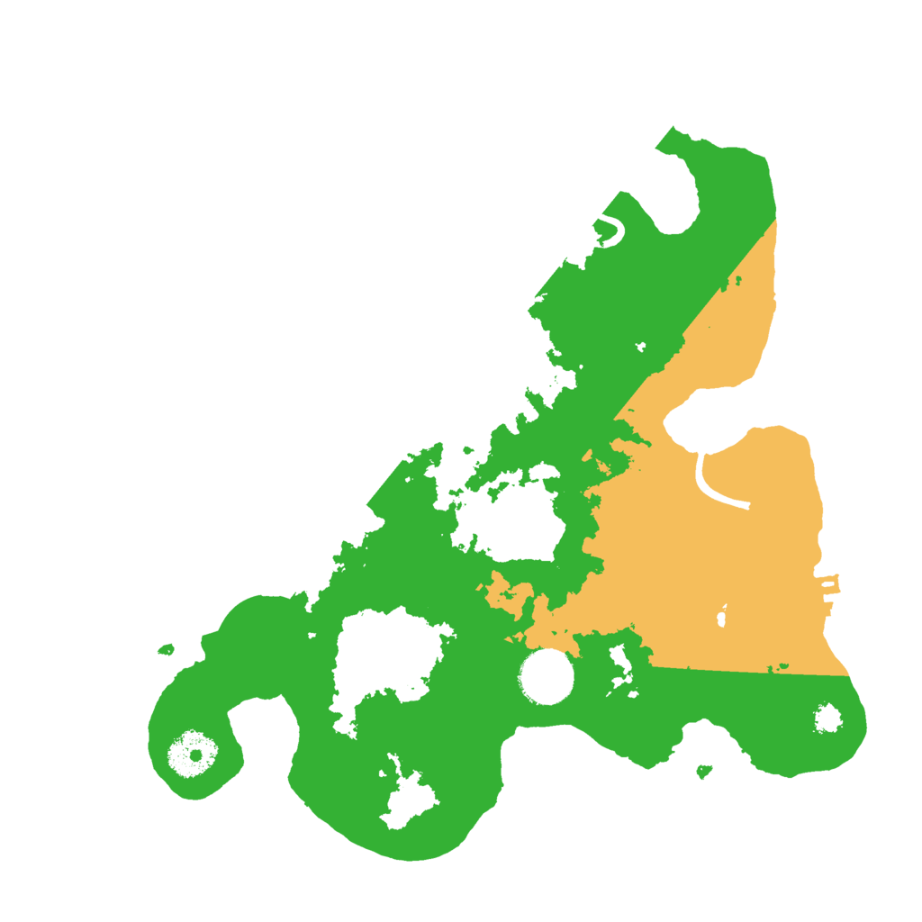Biome Rust Map: Procedural Map, Size: 3000, Seed: 122453890
