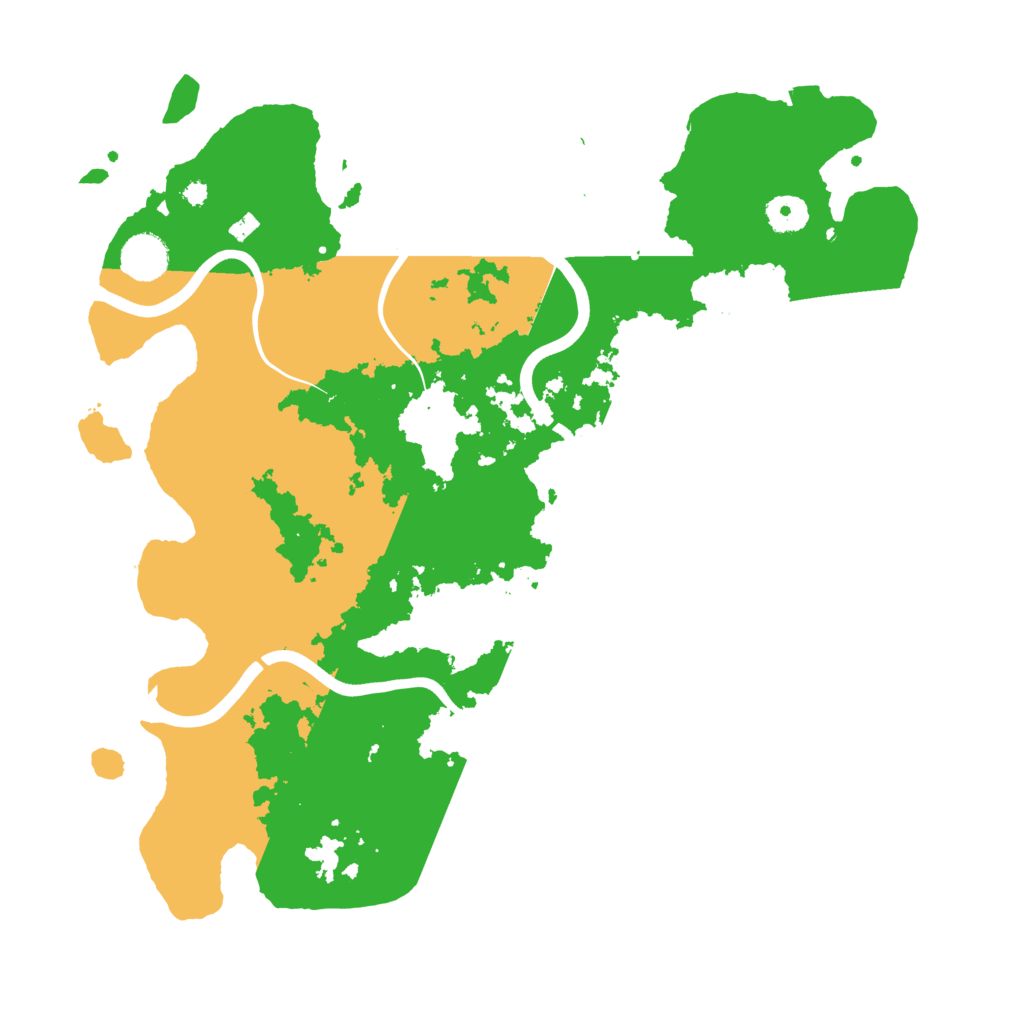 Biome Rust Map: Procedural Map, Size: 3850, Seed: 801613362
