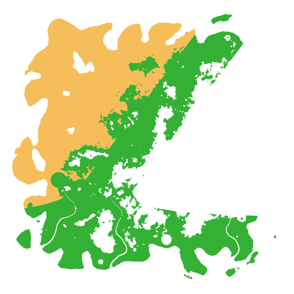 Biome Rust Map: Procedural Map, Size: 5000, Seed: 2395048