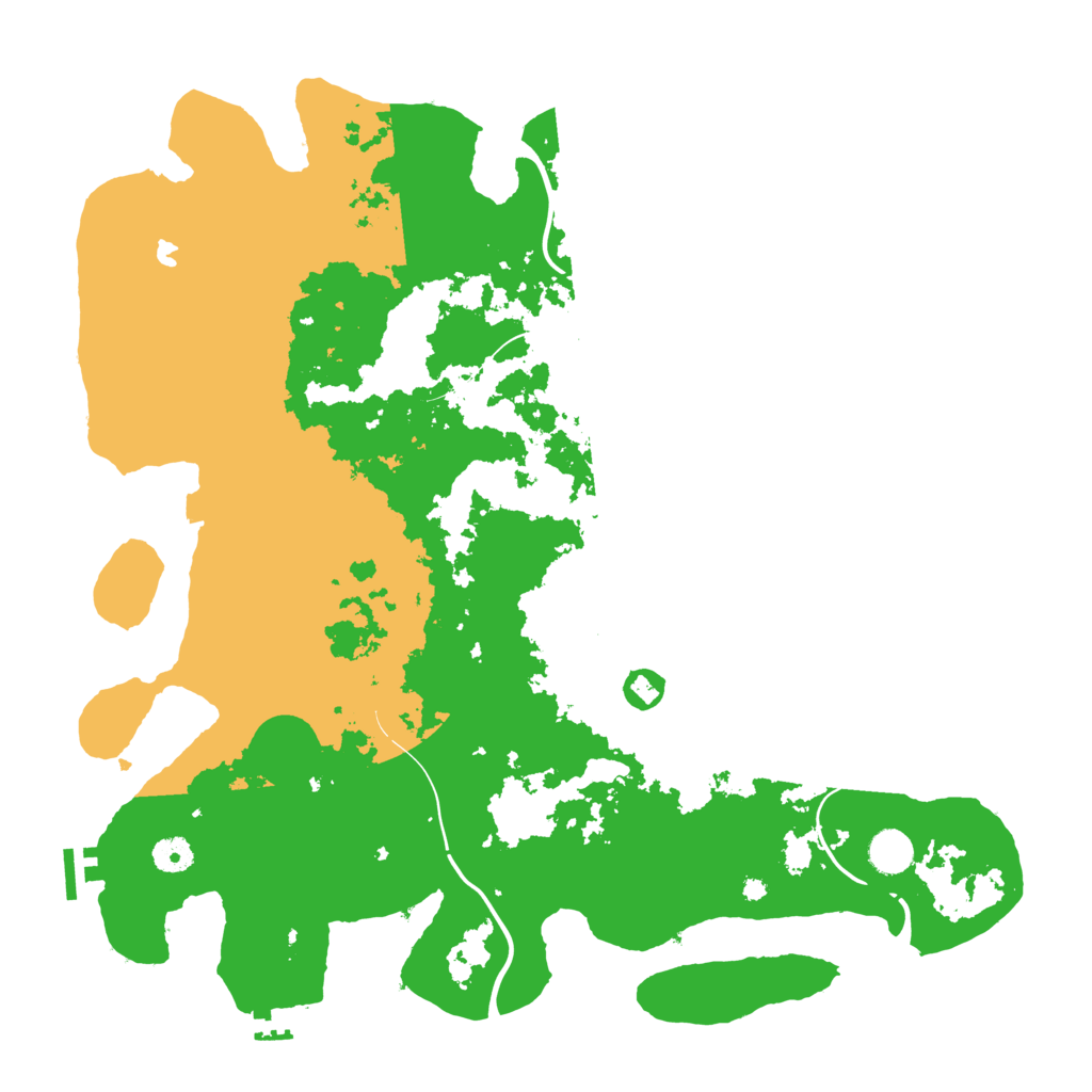 Biome Rust Map: Procedural Map, Size: 4300, Seed: 1096749447