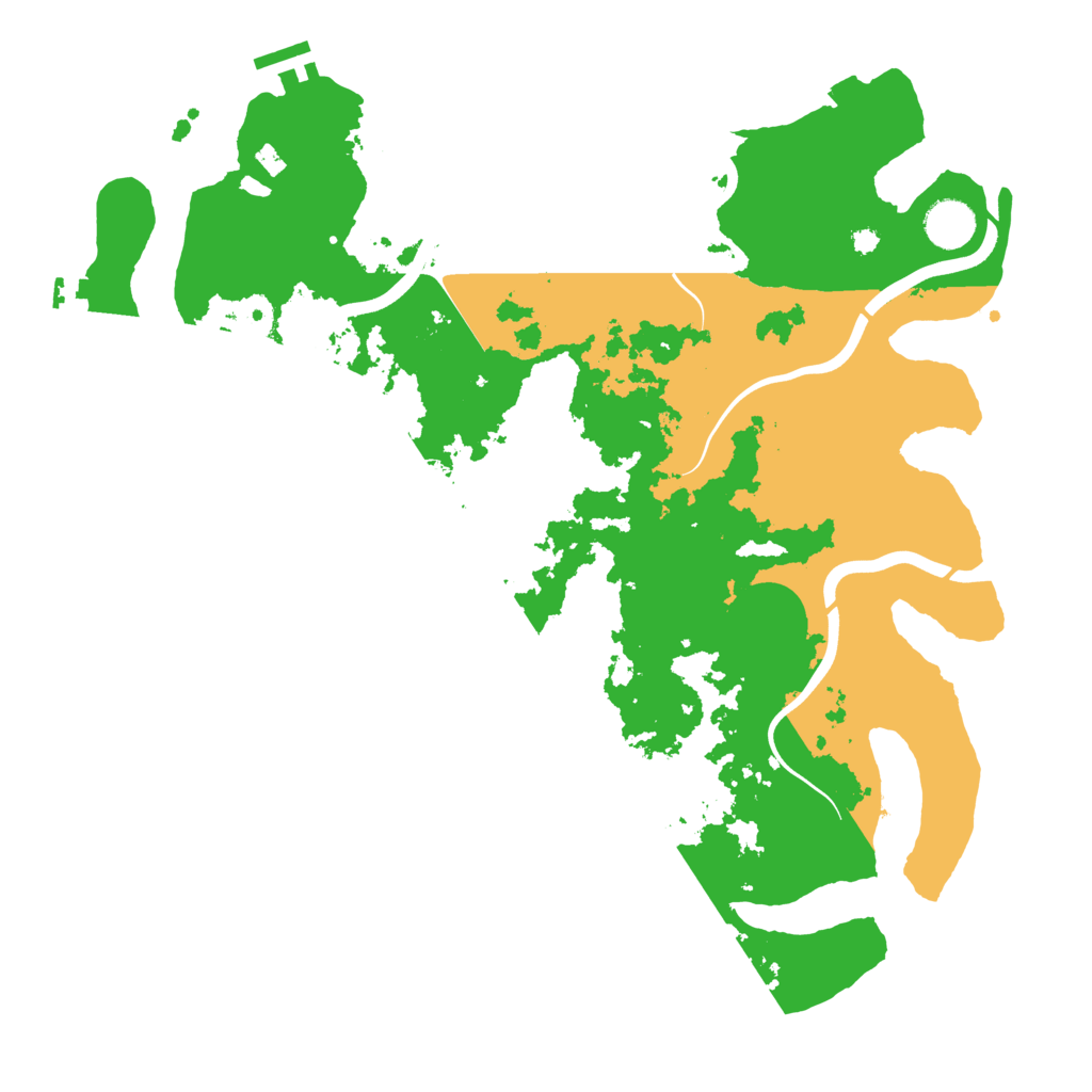 Biome Rust Map: Procedural Map, Size: 3850, Seed: 1840185842