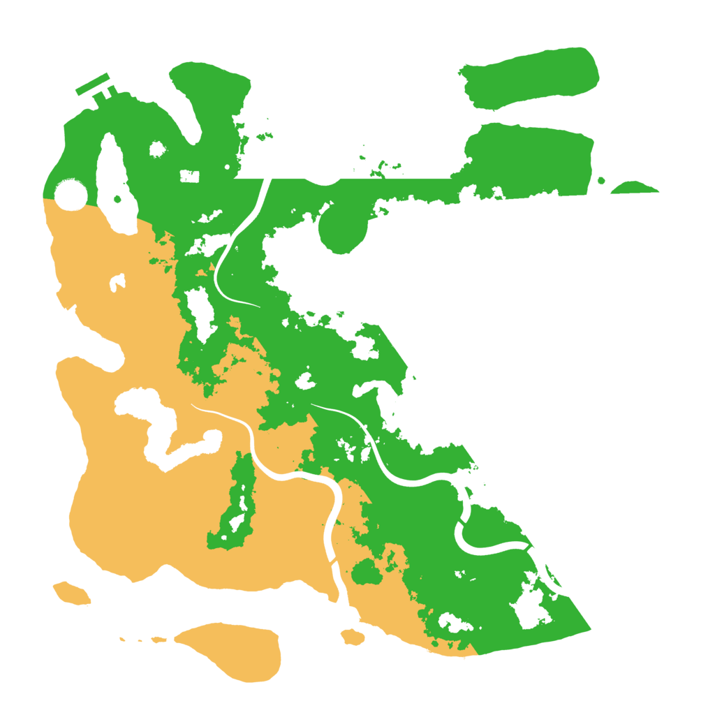 Biome Rust Map: Procedural Map, Size: 4000, Seed: 94555
