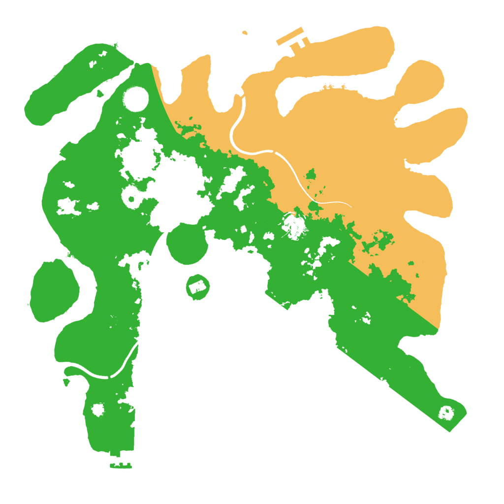 Biome Rust Map: Procedural Map, Size: 3500, Seed: 20220815