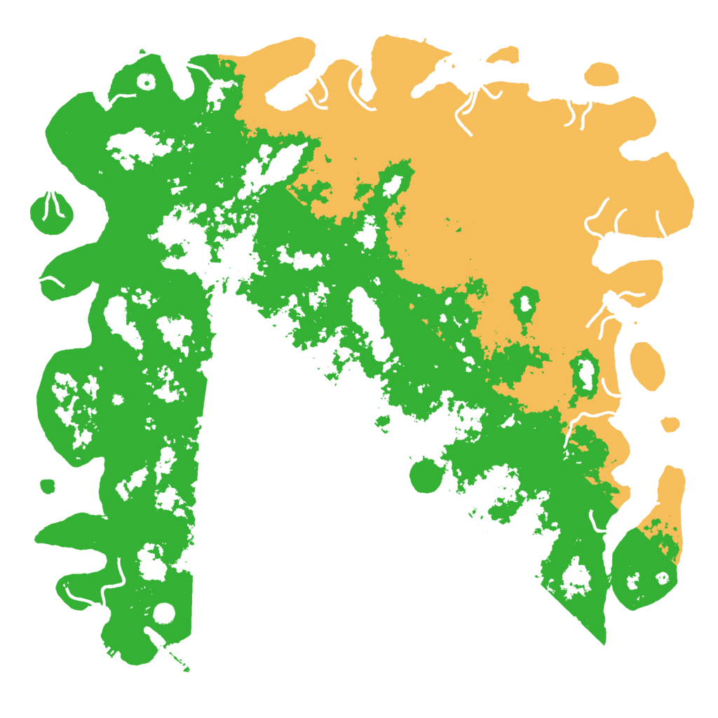 Biome Rust Map: Procedural Map, Size: 6000, Seed: 91907541