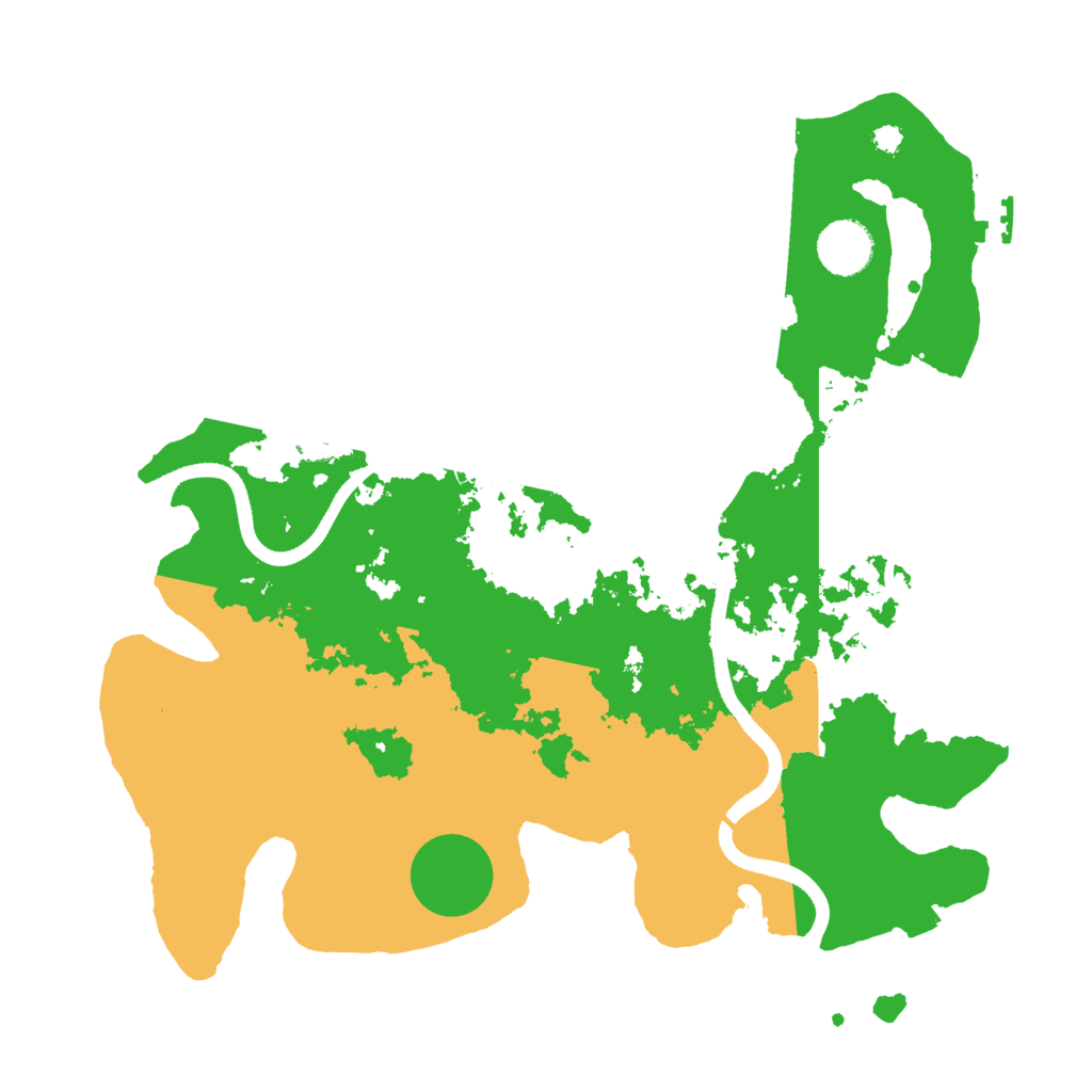 Biome Rust Map: Procedural Map, Size: 3500, Seed: 2208015