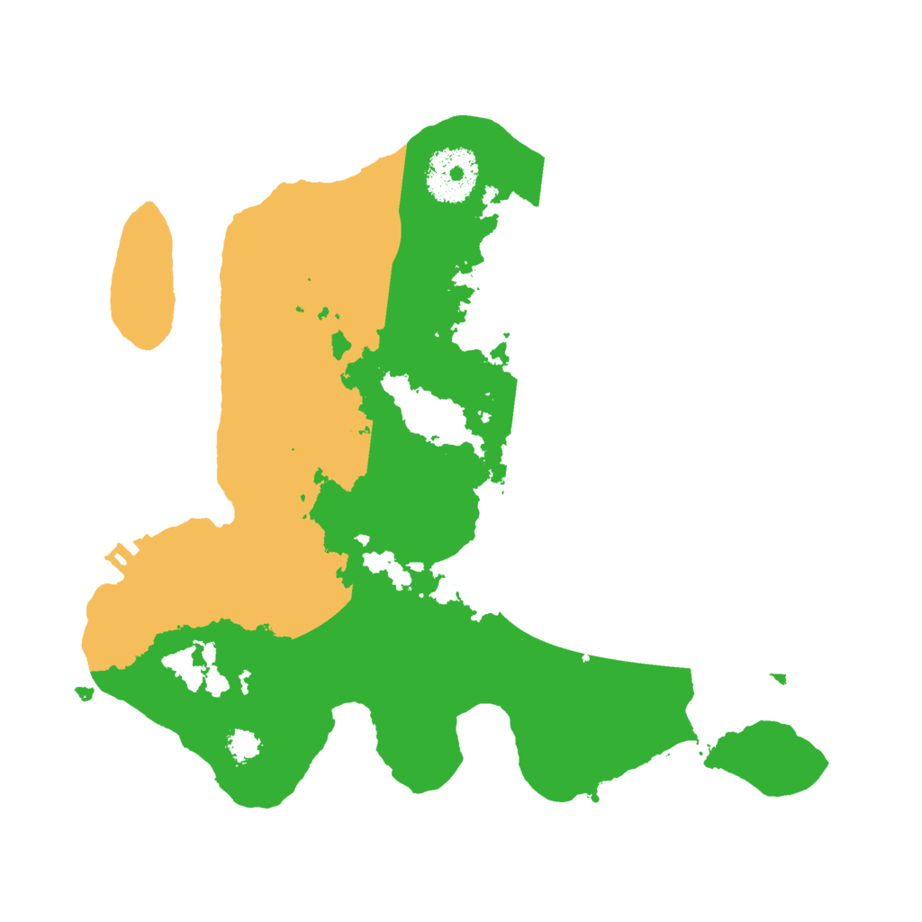 Biome Rust Map: Procedural Map, Size: 2600, Seed: 1632685230