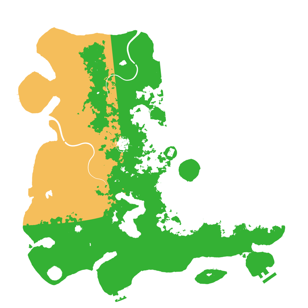 Biome Rust Map: Procedural Map, Size: 4000, Seed: 374751