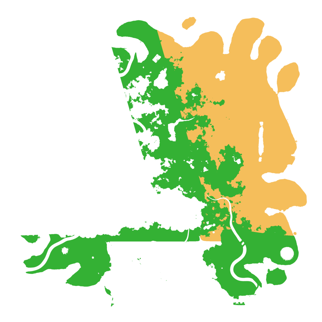 Biome Rust Map: Procedural Map, Size: 4250, Seed: 18935