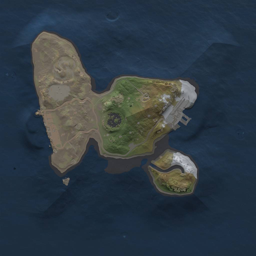 Rust Map: Procedural Map, Size: 1750, Seed: 19810, 7 Monuments