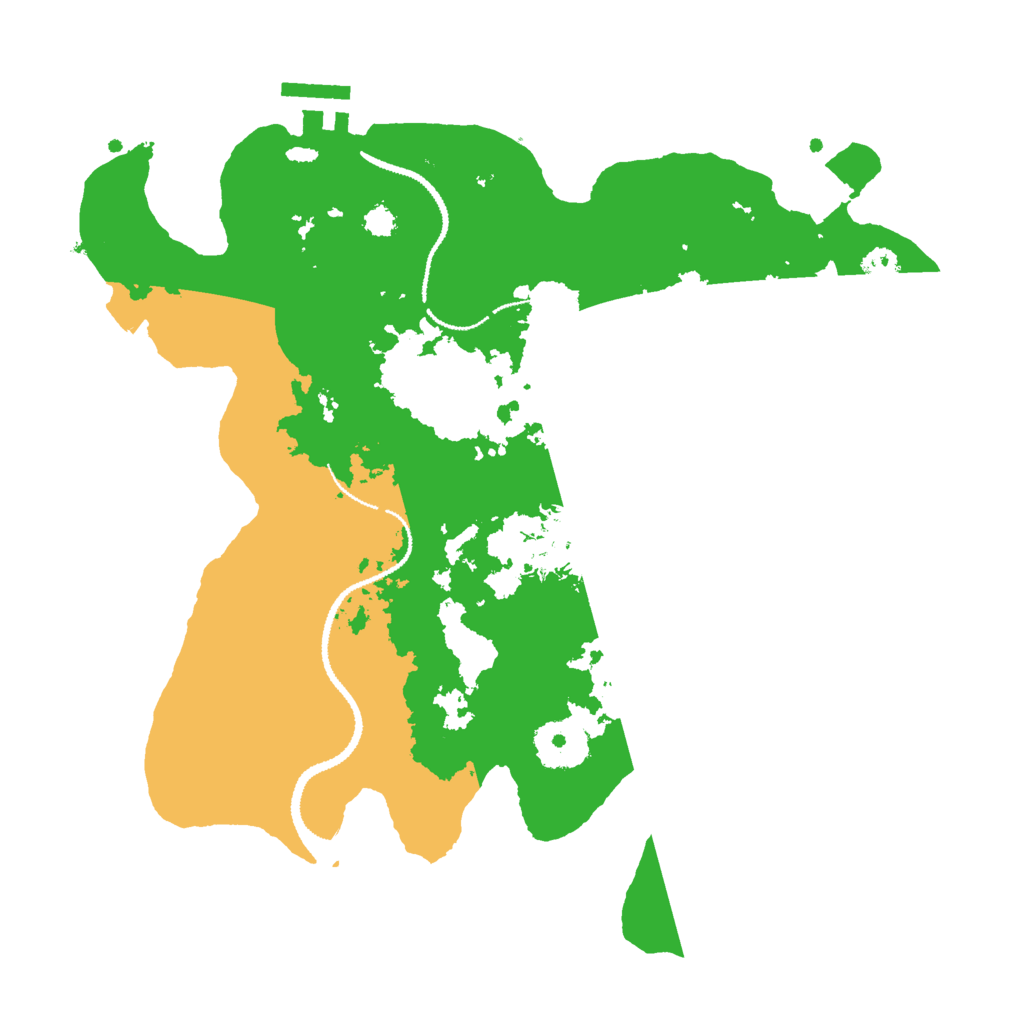 Biome Rust Map: Procedural Map, Size: 3000, Seed: 2349857