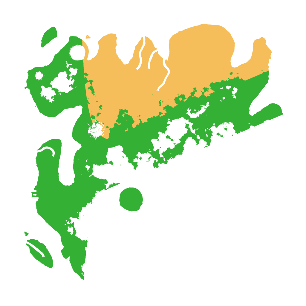 Biome Rust Map: Procedural Map, Size: 3500, Seed: 1095287482